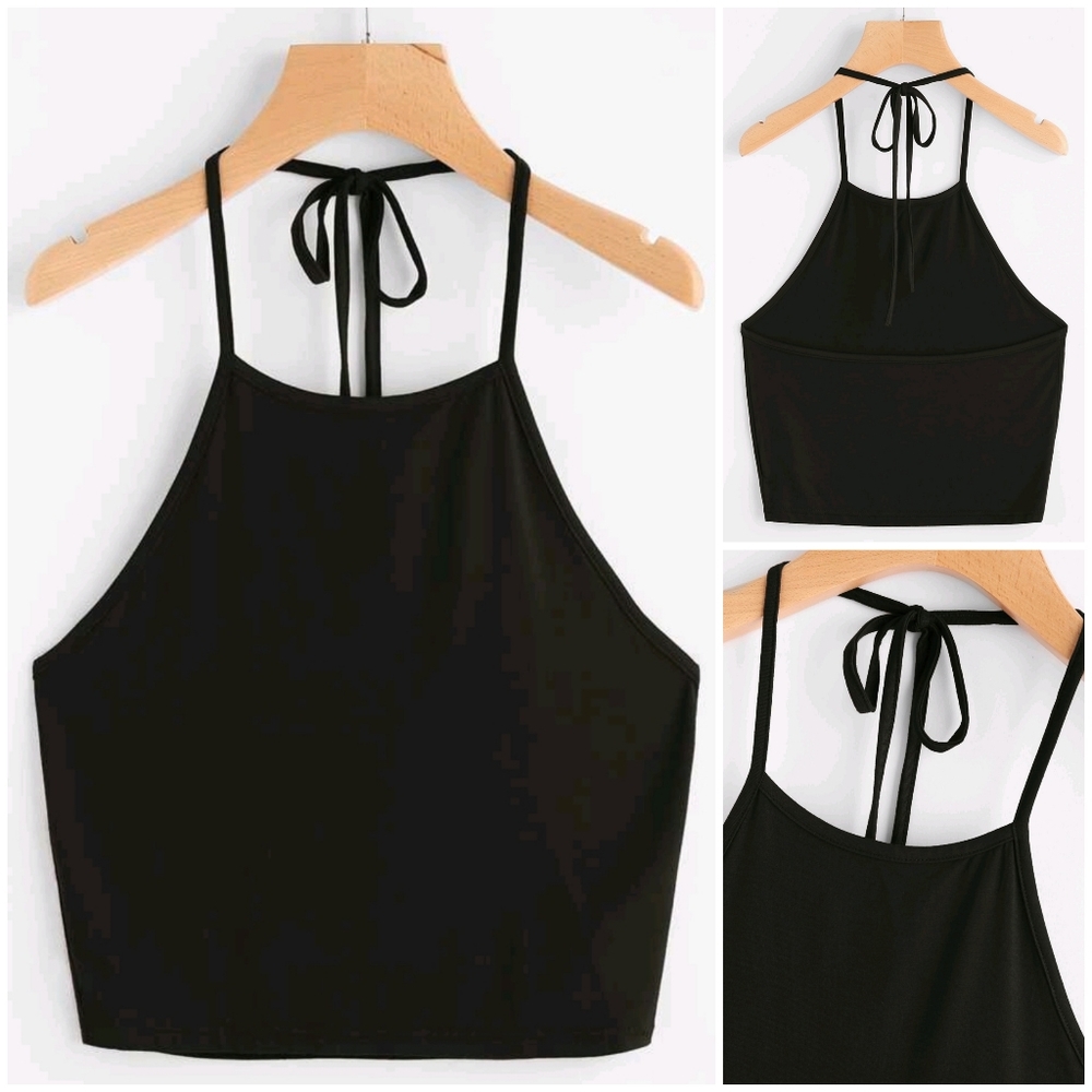 Jack Daws Cropped Halter Top